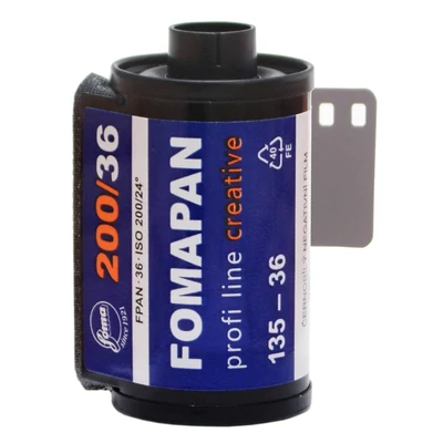 Foma Fomapan 200 fekete-fehér kisfilm