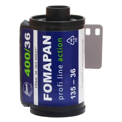 Foma Fomapan400 fekete-fehér kisfilm
