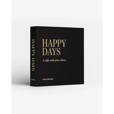 PRINTWORKS-fotoalbum-Happy-Days-Black