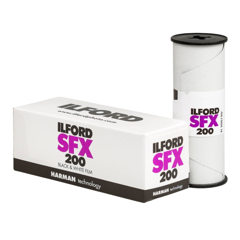 Ilford SFX200/120 fekete-fehér rollfilm