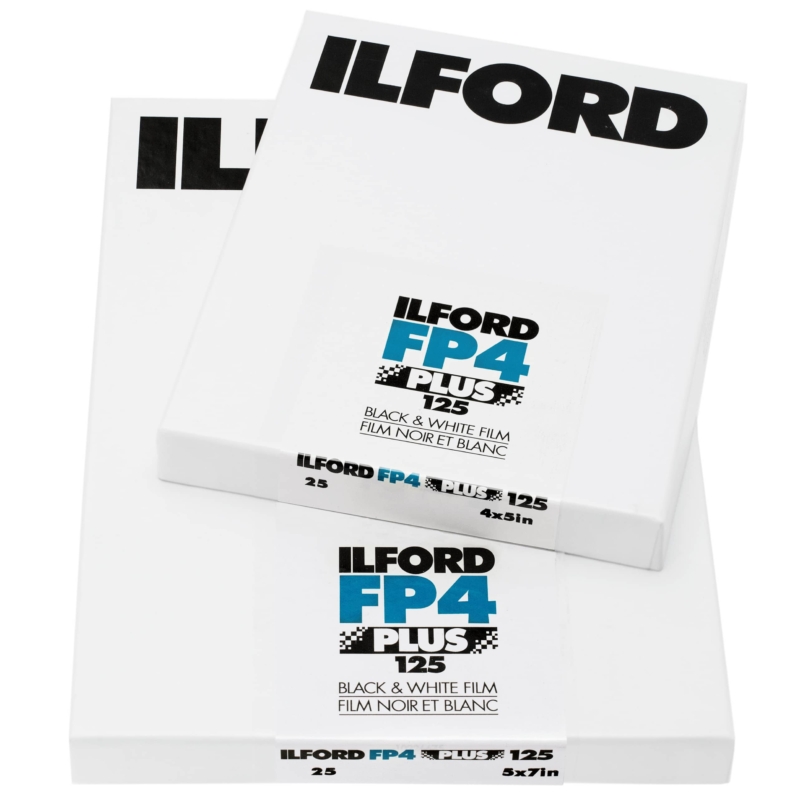 Ilford FP4 4'X5' fekete-fehér  síkfilm