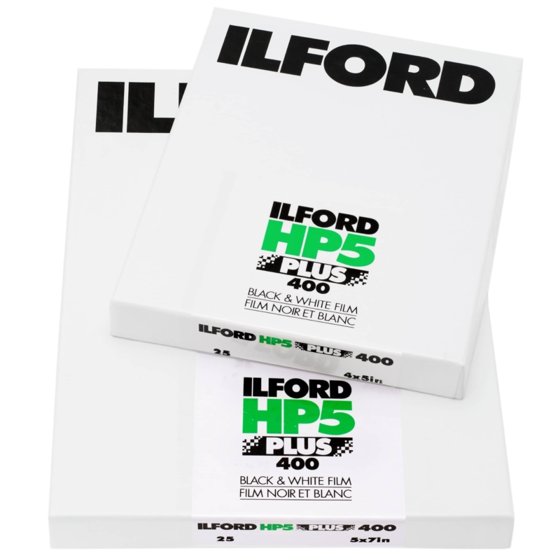 Ilford HP5 4'X5' fekete-fehér síkfilm