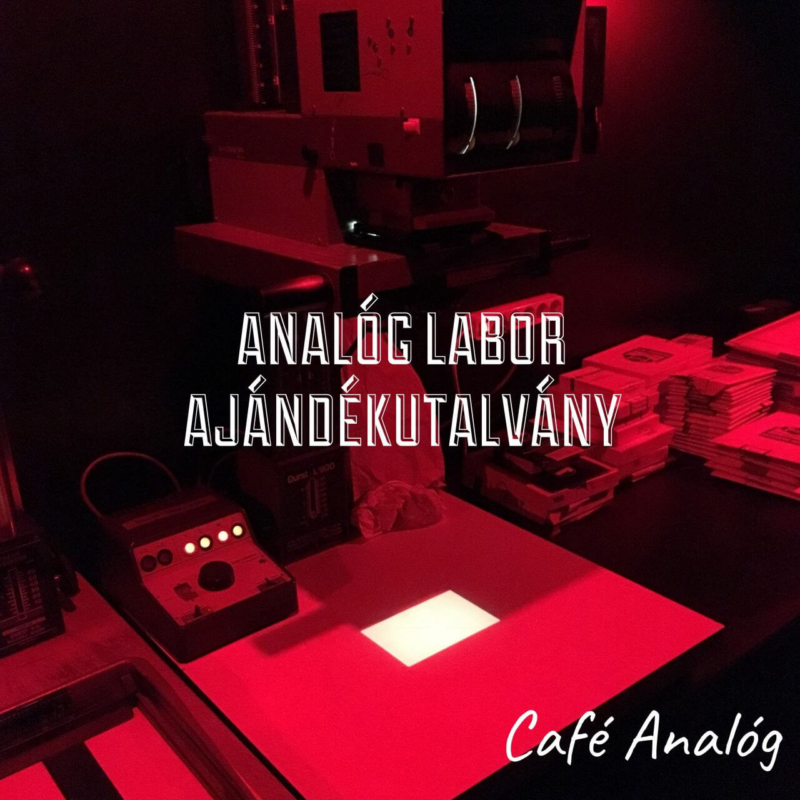 Café Analóg labor workshop utalvány 