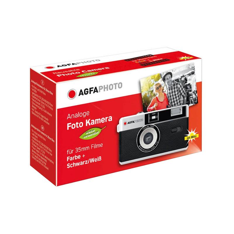 Agfaphoto 35mm-es fényképezőgép fekete