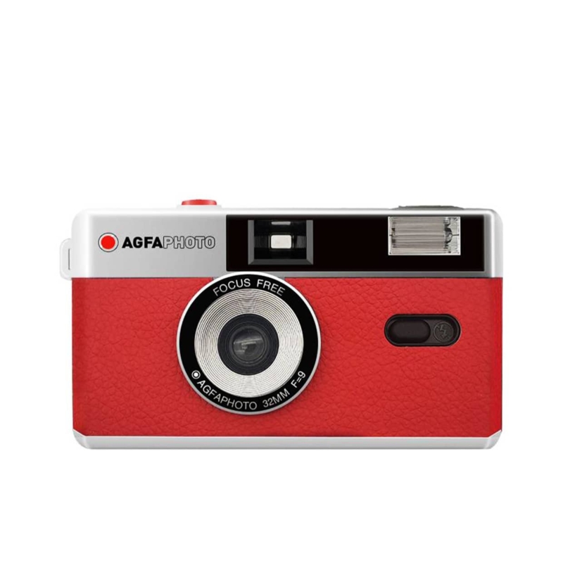 Agfaphoto 35mm-es fényképezőgép piros