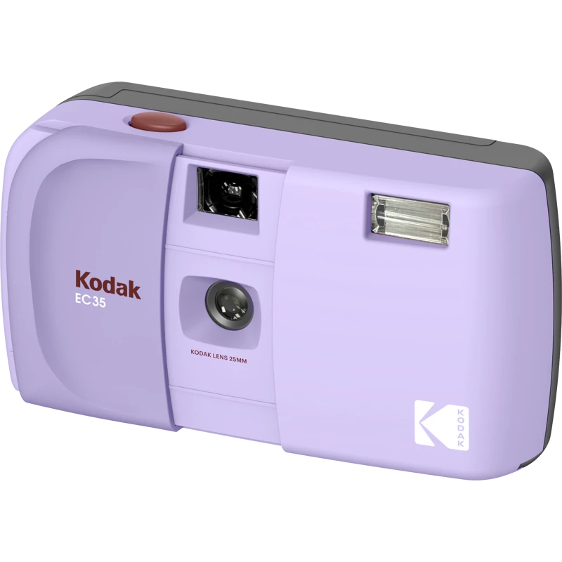 Kodak EC35 fényképezőgép filmmel -Lila