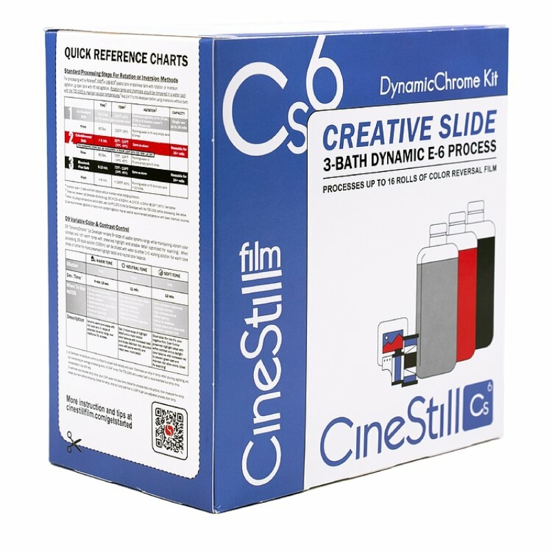 CINESTILL Cs6 ''Creative Slide'' DynamicChrome E-6 diahívó kit