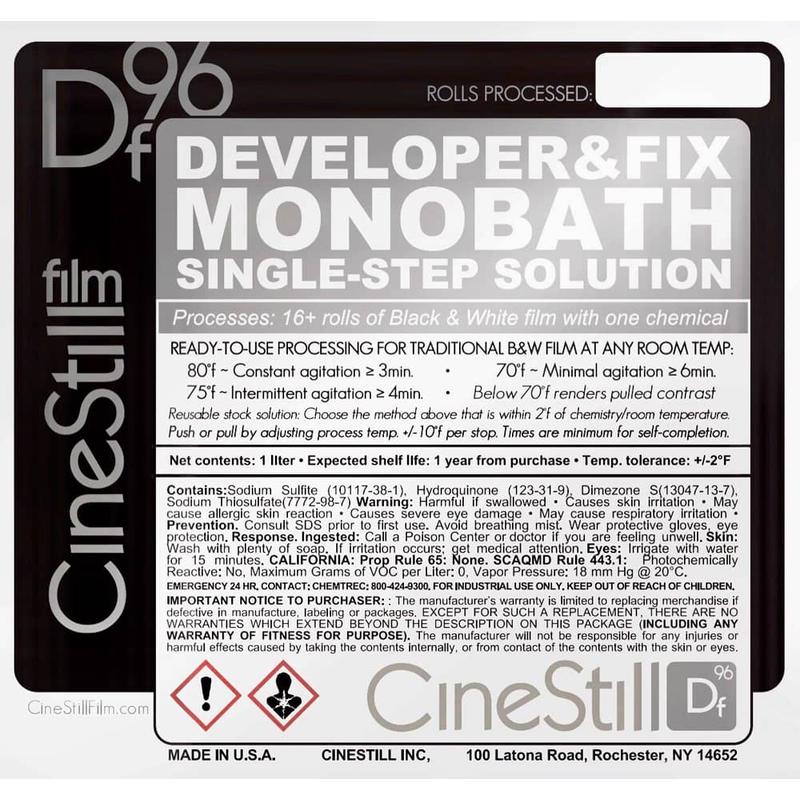 Cinestill DF 96 Monobath