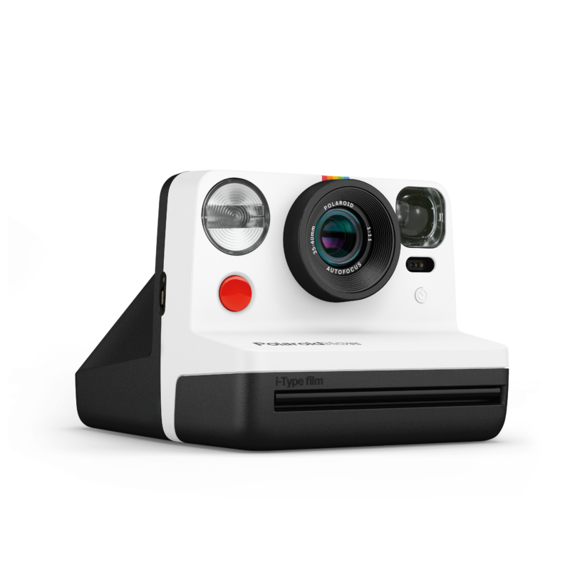 Polaroid Now analóg instant fényképezőgép fekete-fehér front