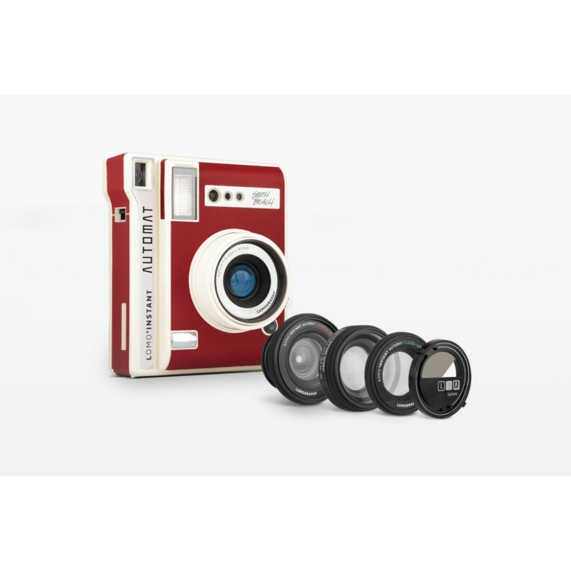 lomoinstantautomat southbeach lenses fényképezőgép