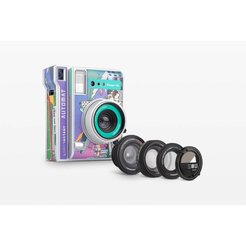 LomoInstant Automat+ lens Vivian Ho instant fényképezőgép