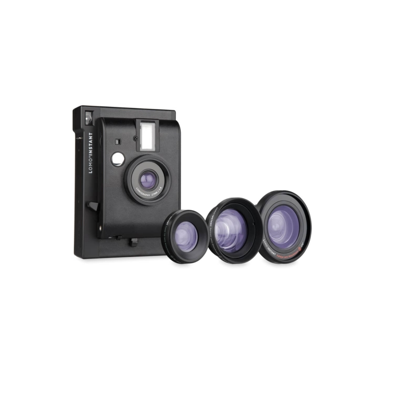 LomoInstant  Black + 3 lens instant fényképezőgép