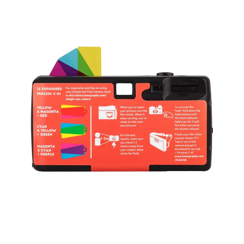 Lomography Simple Use többször használatos fényképezőgép (színes filmmel)