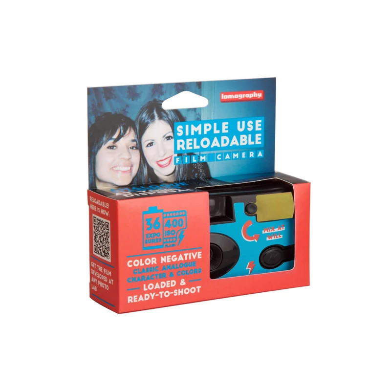 Lomography Simple Use többször használatos fényképezőgép (színes filmmel)