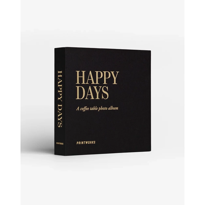 PRINTWORKS-fotoalbum-Happy-Days-Black