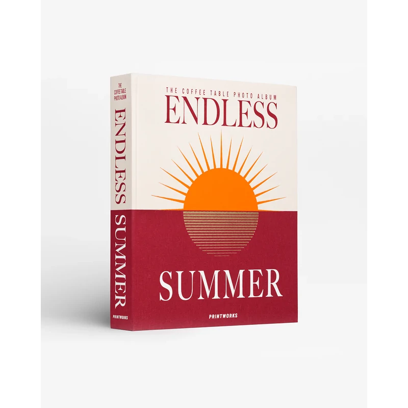 PRINTWORKS fotóalbum - Endless summer - maroon